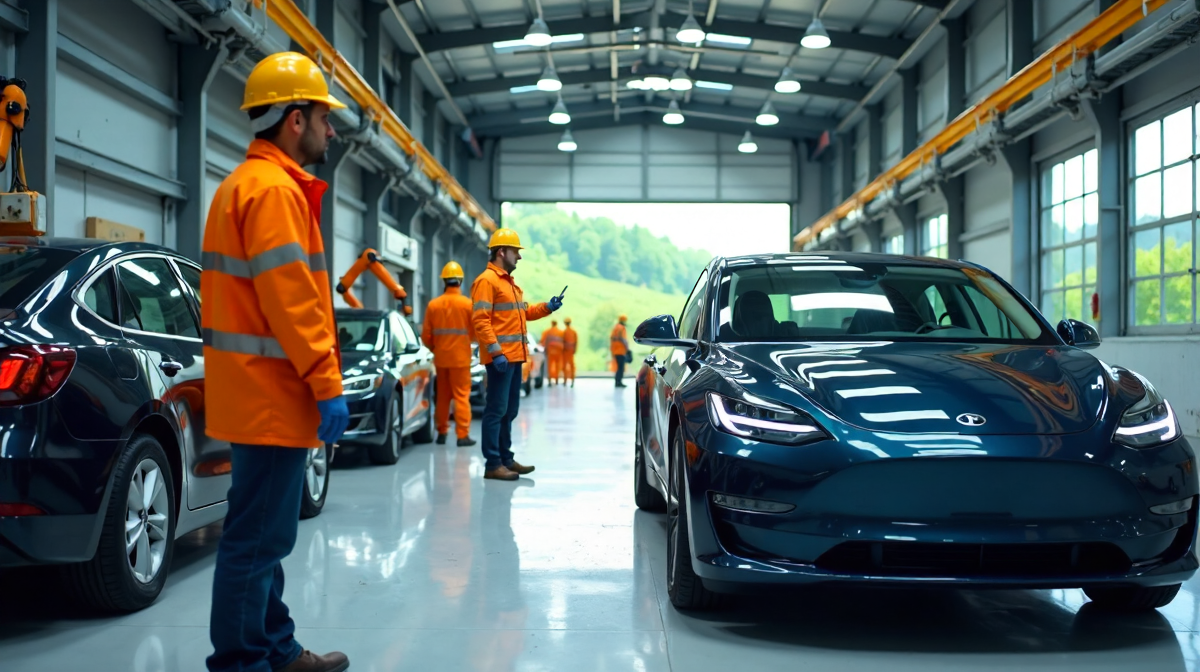 Zukunft der Automobilindustrie: Beschäftigungssicherung, Batteriezellfertigung, Tarifvertrag